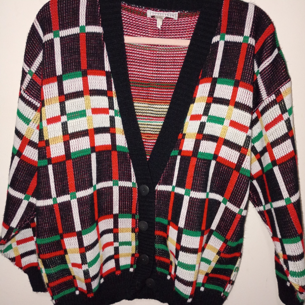 Cabin Creek Multicolor Plaid Cardigan